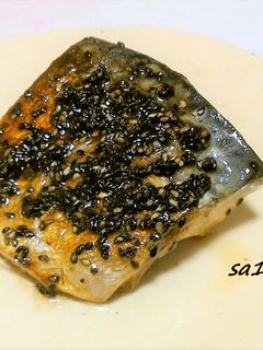 しっとり仕上がる!鯖のコクごまマヨ焼き!-レシピのメイン写真