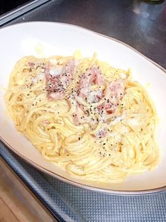 【超簡単!!】濃厚カルボナーラ-レシピのメイン写真