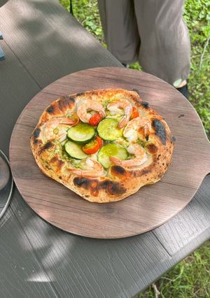 ★PIZZA★えびバジル-レシピのメイン写真