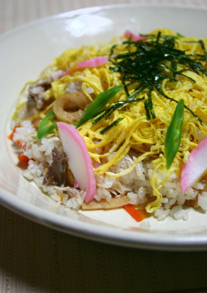 焼き鯖ちらし寿司-レシピのメイン写真