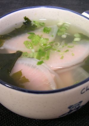 魚肉ソーセージ de 大根ワンタンスープ-レシピのメイン写真