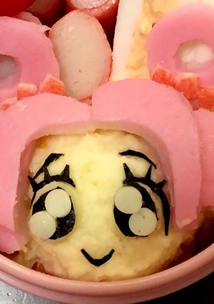 キュアペコリンのキャラ弁-レシピのメイン写真