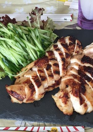胸肉で北京ダック風-レシピのメイン写真