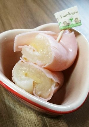 余ったお餅リメイク☆巻き巻きハムチーズ餅-レシピのメイン写真
