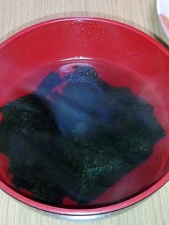即席より簡単海苔のお吸い物-レシピのメイン写真