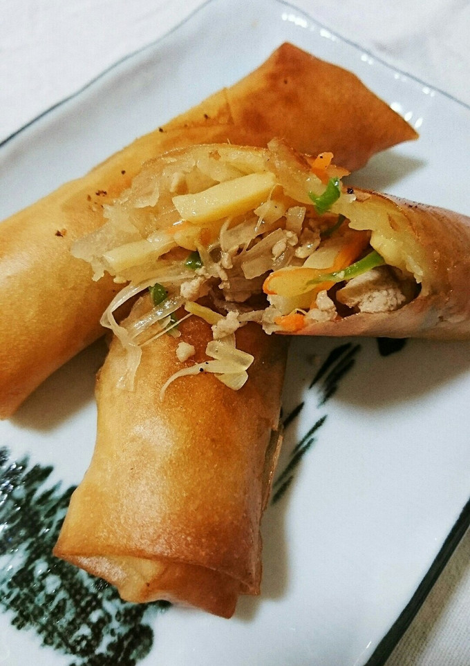 簡単☆トロミ無し野菜たっぷり春巻き-レシピのメイン写真