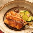 きび酢ドレ使用!イワシのかば焼き梅風味
