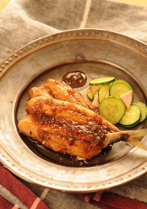 きび酢ドレ使用！イワシのかば焼き梅風味-レシピのメイン写真
