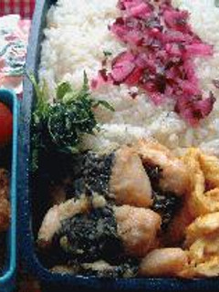 ★今日のお弁当★ かじきの磯部揚げ-レシピのメイン写真