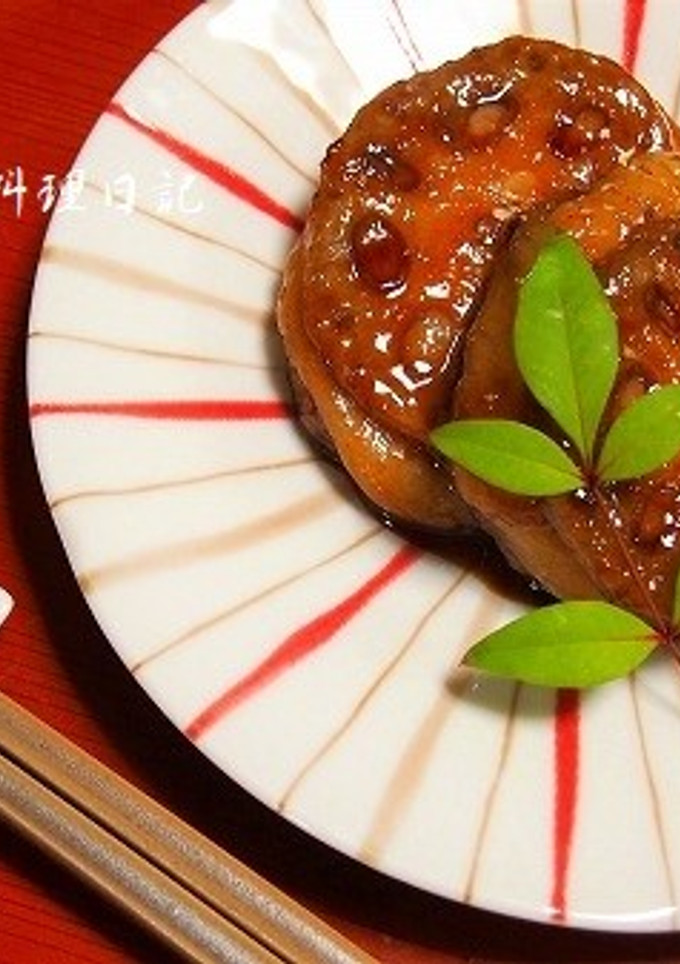 れんこんの餅挟み焼き-レシピのメイン写真