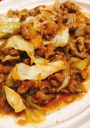ご飯がススム！簡単☆肉みそキャベツ☆-レシピのメイン写真