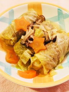 ロールキャベツ&ハンバーグ&スープ♪-レシピのメイン写真