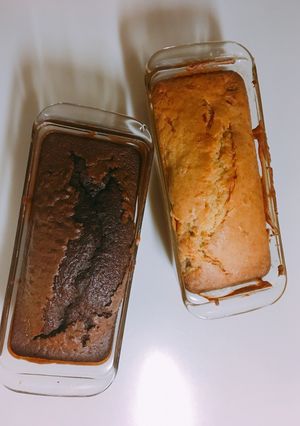 簡単バナナとチョコレートのパウンドケーキ-レシピのメイン写真