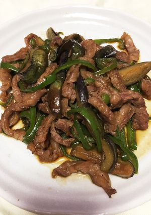 ナスとピーマンの青椒肉絲風-レシピのメイン写真