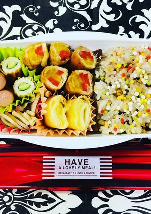 カラフル弁当 パプリカの肉巻き-レシピのメイン写真