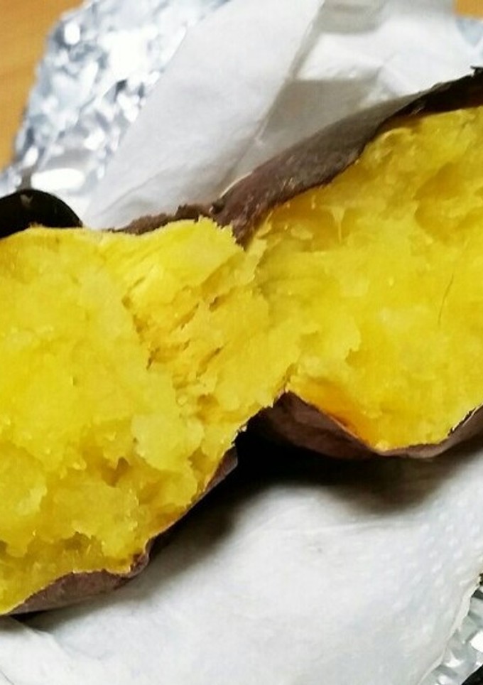 おうちで　石焼き芋風焼きイモ-レシピのメイン写真