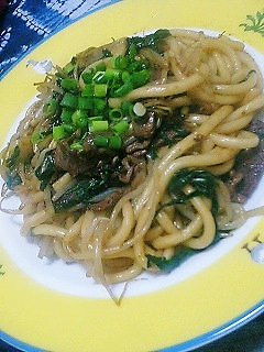 マヨタードバター・焼きうどん-レシピのメイン写真
