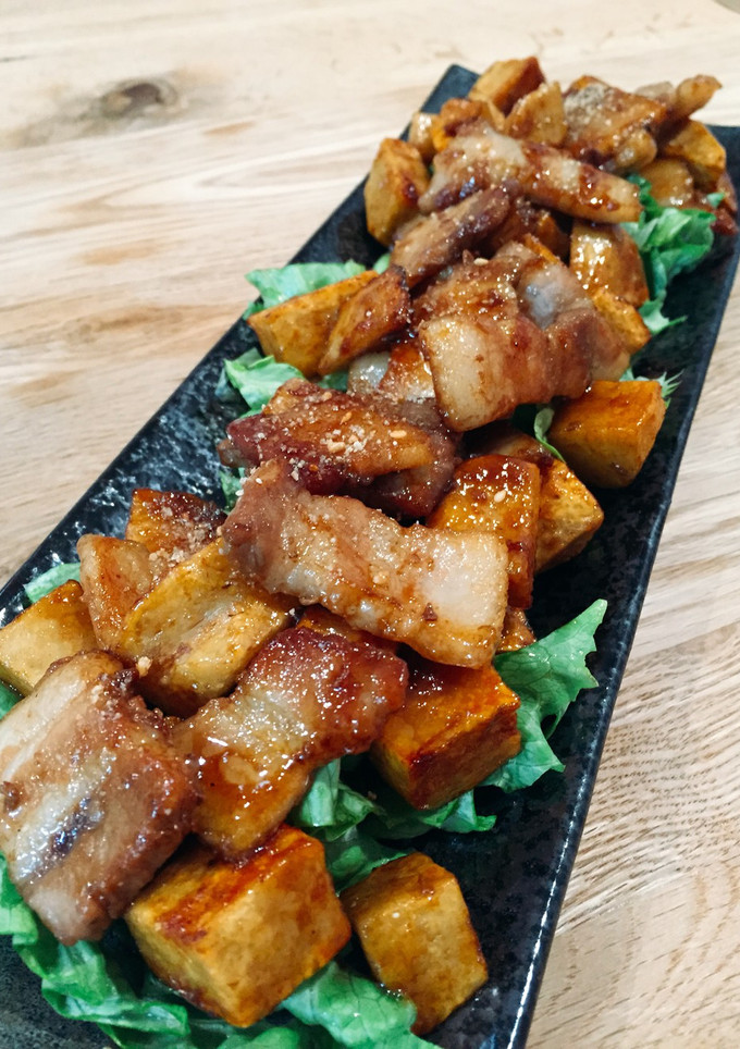 ご飯が進む！豚肉と揚げ里芋の照り焼き-レシピのメイン写真