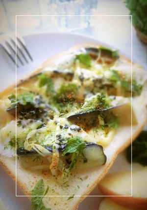 味付たら×蕪・茄子の和トースト-レシピのメイン写真