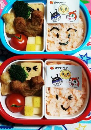 幼稚園(年少)双子のお弁当13-レシピのメイン写真