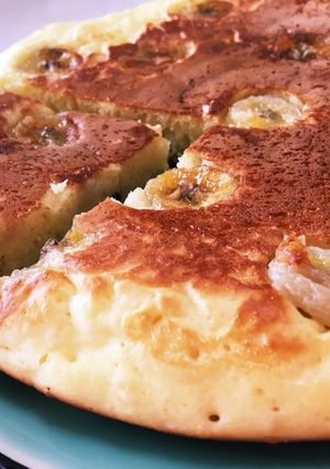 簡単＊バナナとレーズンのホットケーキ-レシピのメイン写真