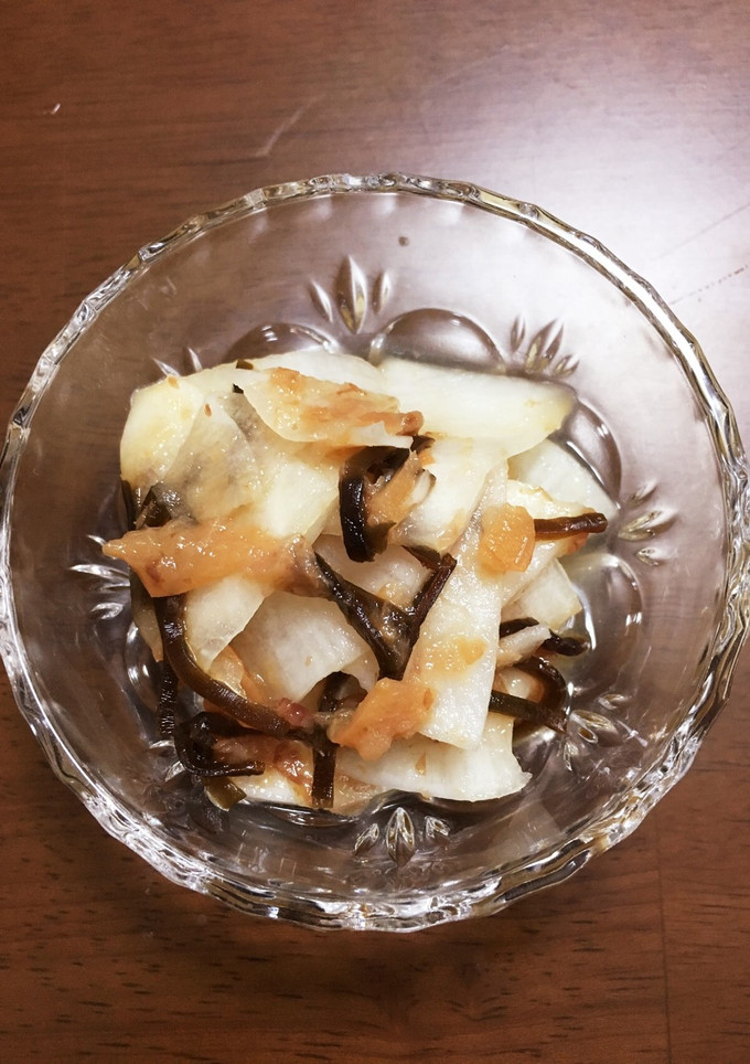 大根の梅塩昆布和え-レシピのメイン写真