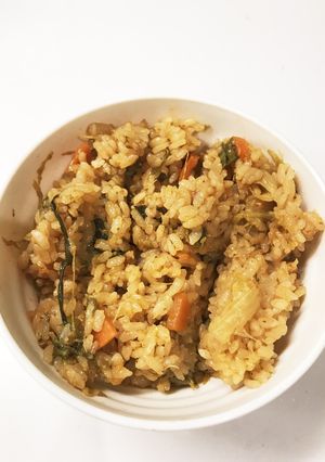 キムチ鍋の残りで炊き込みご飯★-レシピのメイン写真