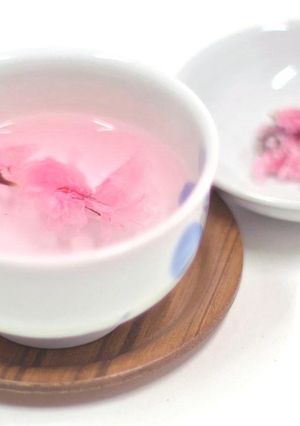 桜茶 ひな祭りなど慶事の席に!-レシピのメイン写真