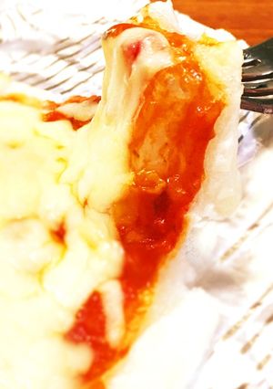 余った冷凍もちで【簡単餅ピザ】-レシピのメイン写真
