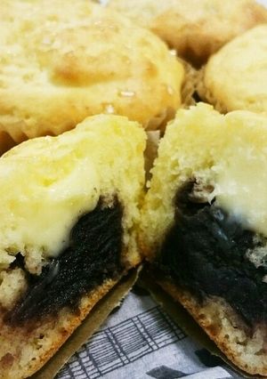 あんことチーズのカップケーキ♪-レシピのメイン写真