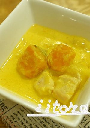 簡単♪幼児OK♪かぼちゃの牛乳シチュー-レシピのメイン写真