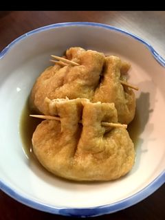 切干し大根リメイク!餅入り巾着煮-レシピのメイン写真