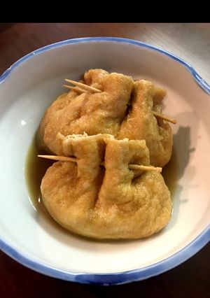 切干し大根リメイク！餅入り巾着煮-レシピのメイン写真