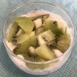 「腸活」キウイヨーグルト+おからパウダー