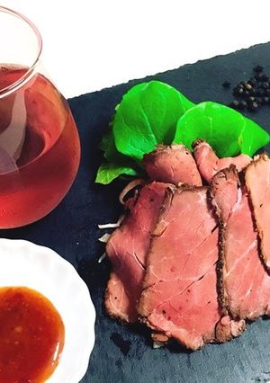 ジビエ(鹿肉のロースト)に合うグルメ緑茶-レシピのメイン写真