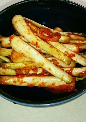 簡単‼島らっきょうキムチ♪-レシピのメイン写真