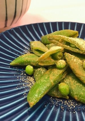 スナップえんどうのきな粉和え-レシピのメイン写真
