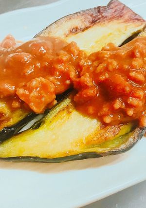 トロリ！揚げ焼き茄子の肉味噌がけ-レシピのメイン写真