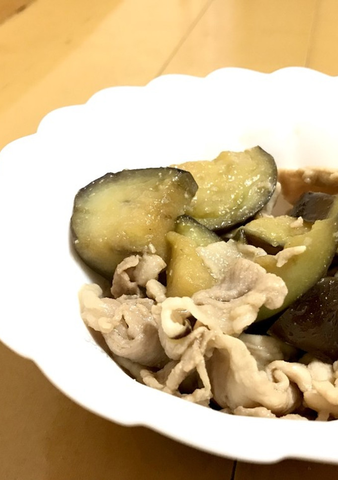 ナスと豚肉の簡単ズボラ炒め！-レシピのメイン写真