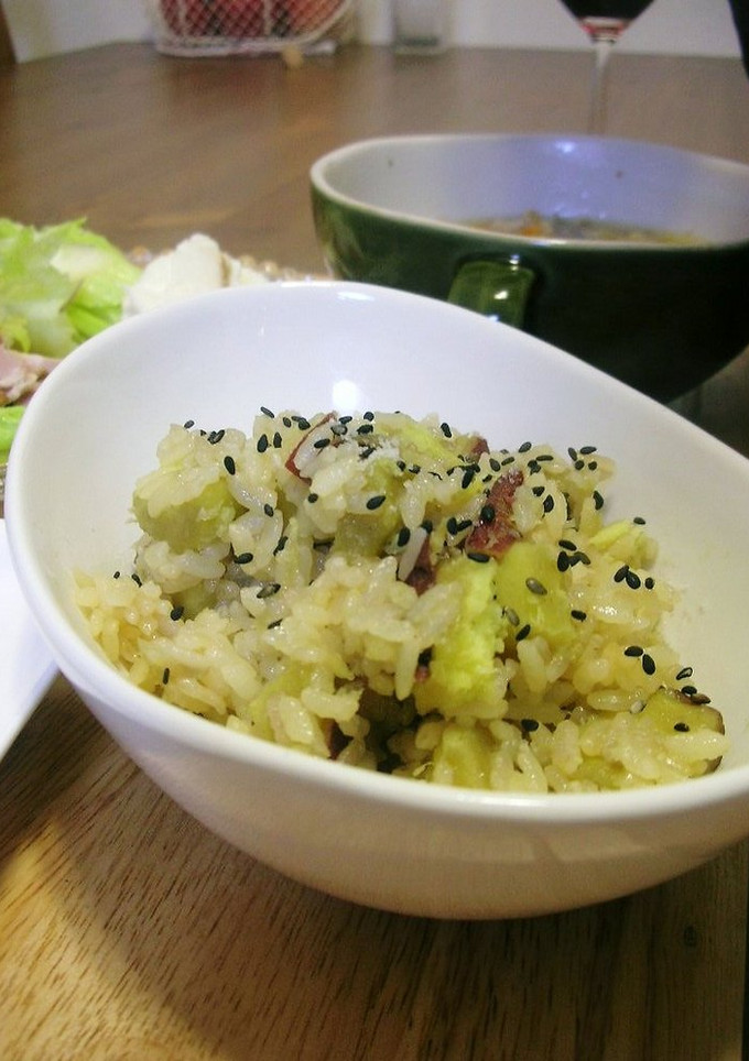 さつまいもの茶めし-レシピのメイン写真