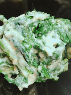 簡単!3分!春菊の胡麻豆腐和え-レシピのメイン写真