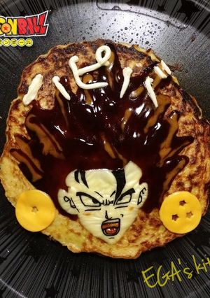デコのみ焼き 息子へハピバVer.-レシピのメイン写真