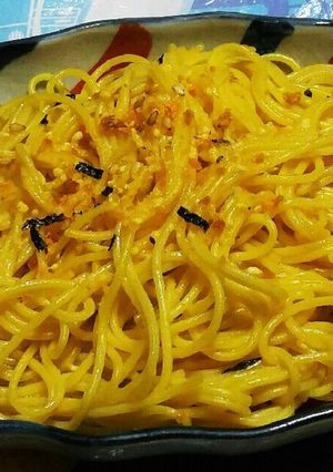 バター醤油振りかけとサラダ麺でスパ。-レシピのメイン写真