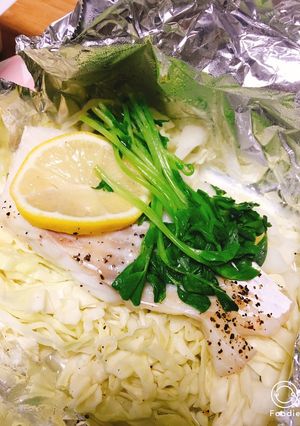 白身魚洋風ホイル蒸し-レシピのメイン写真