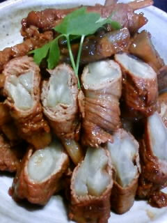 ごぼうの牛肉巻き-レシピのメイン写真