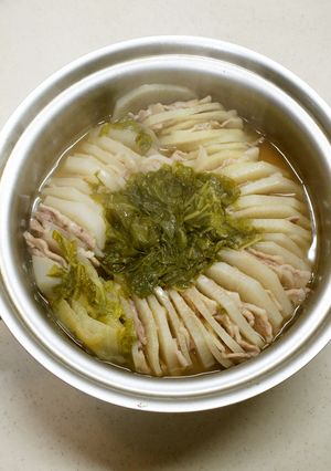 我が家流大根と豚バラ肉のミルフィーユ鍋-レシピのメイン写真