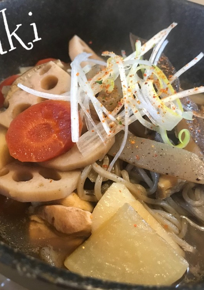 根菜たっぷり☆けんちん蕎麦-レシピのメイン写真