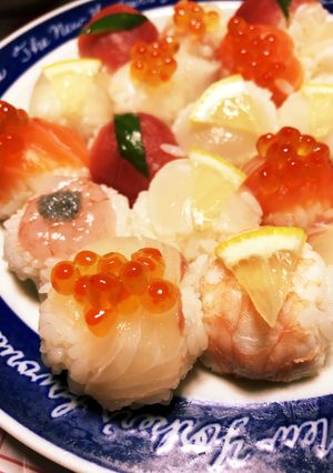 手まり寿司 ひな祭りにも-レシピのメイン写真