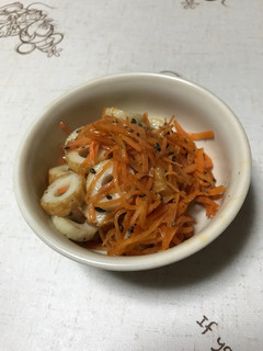 にんじんと竹輪のきんぴら-レシピのメイン写真
