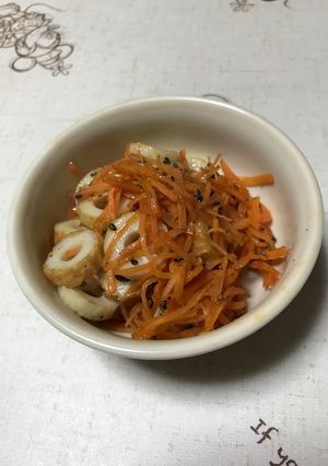 にんじんと竹輪のきんぴら-レシピのメイン写真